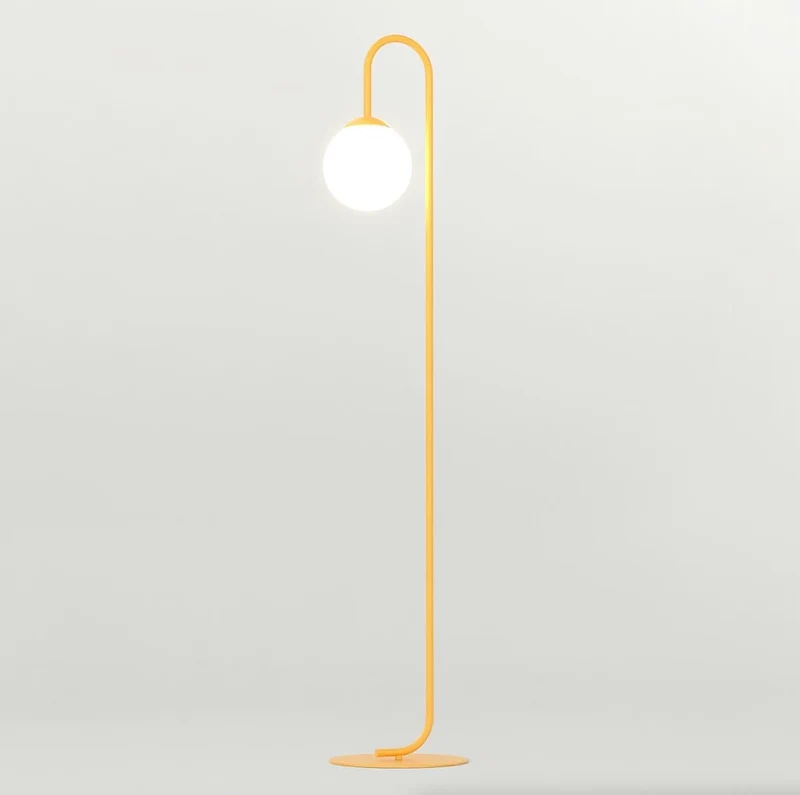 Lampadaire En Verre Salon- Finition mate