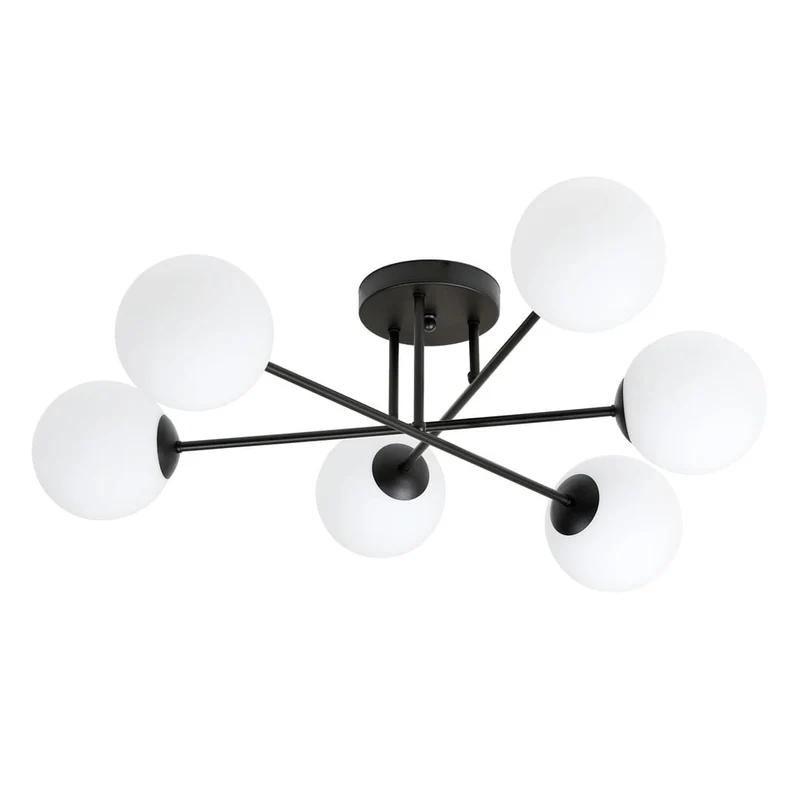 Lustre de Cuisine - Spots verre transparent style moderne