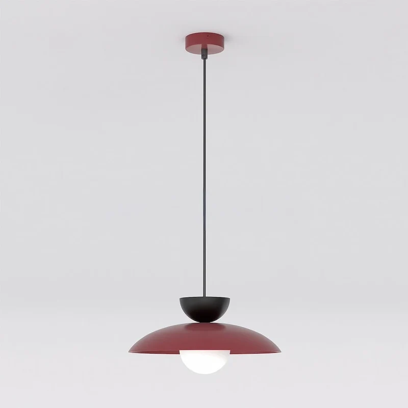 Suspension globe verre dépoli style moderne