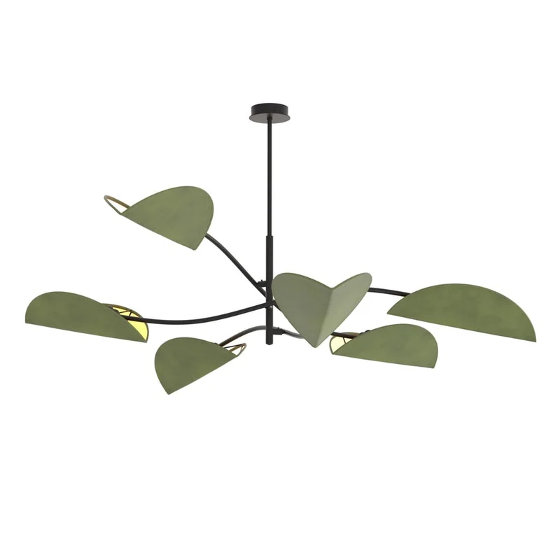 Lustre abat-jour tissu glamour grand format