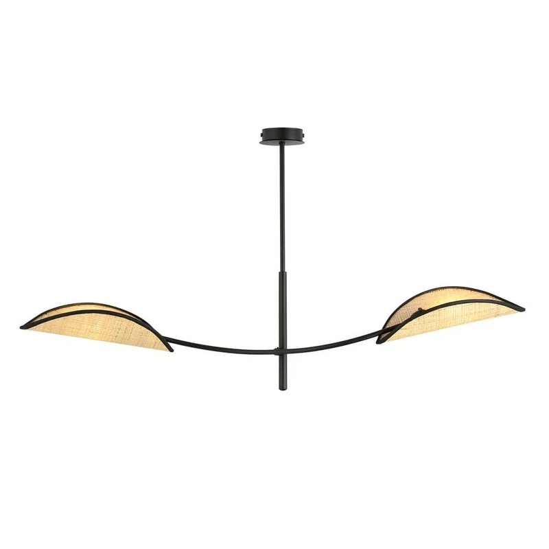 Lustre abat-jour tissu glamour grand format