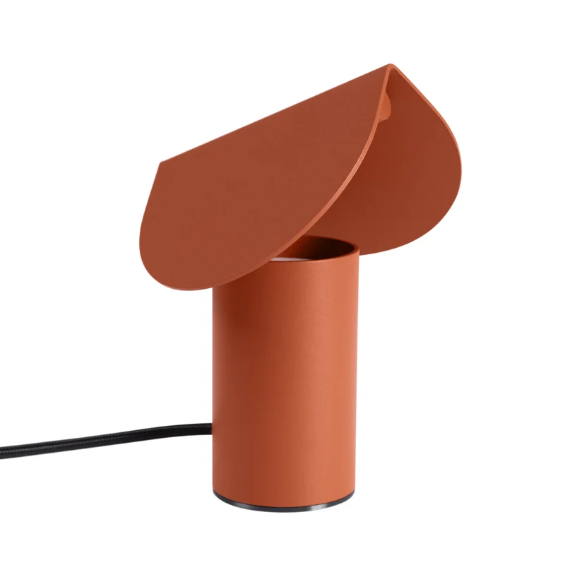 Lampe de bureau LED aluminium ocre rouge