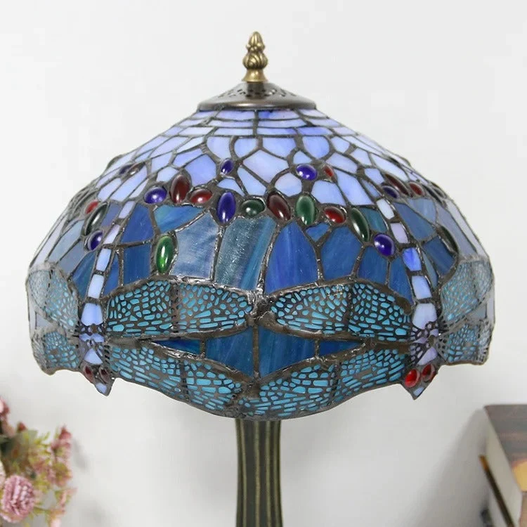 Lampe Tiffany Bleue