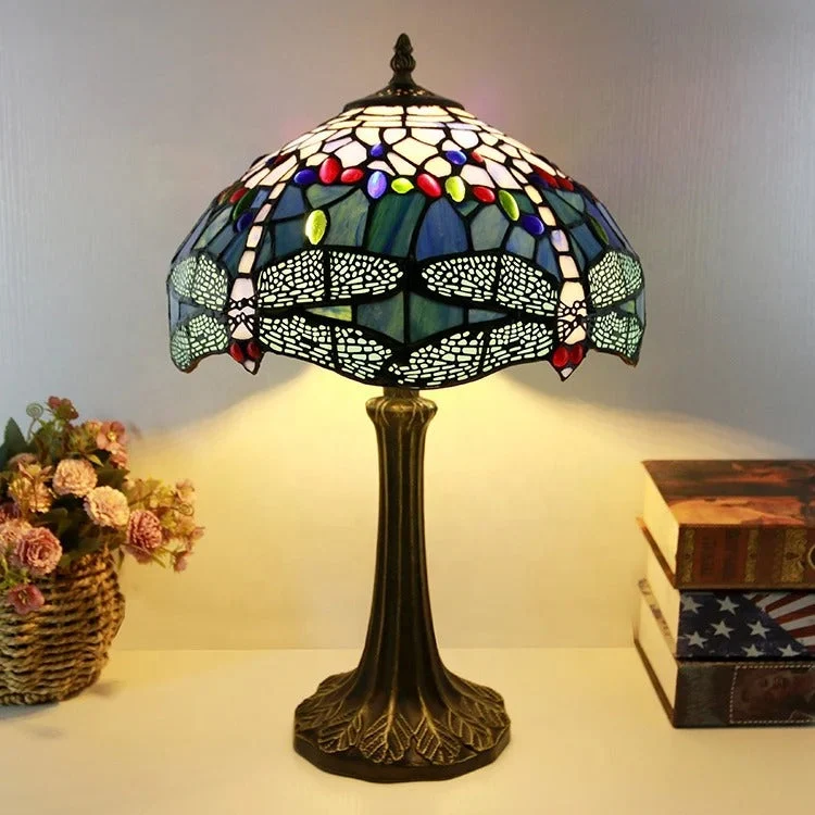 Lampe Tiffany Bleue