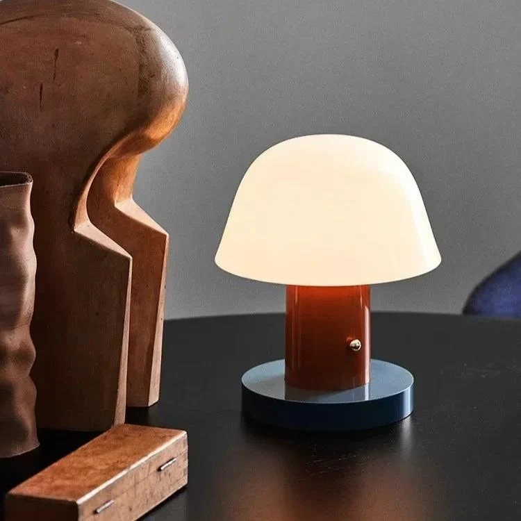 Lampe de Chevet sur Piles Champignon