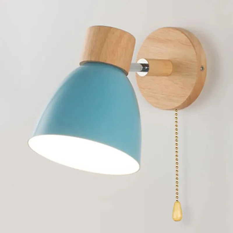 Applique Murale Chambre à Coucher Colorée – Interrupteur Rétro Ludique