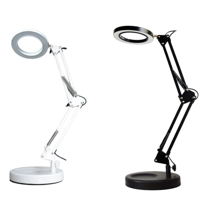 Lampe de Bureau Led à Bras Articulé Noir