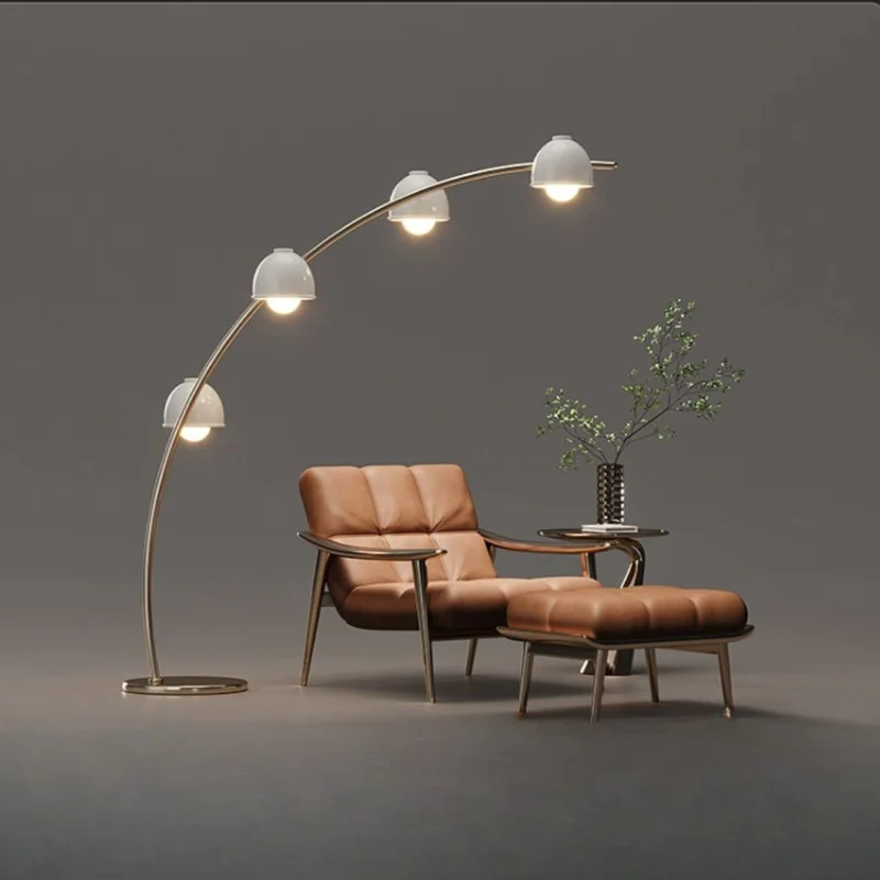 Lampadaire Design Haut de Gamme Arqué – LED Orientables 360°