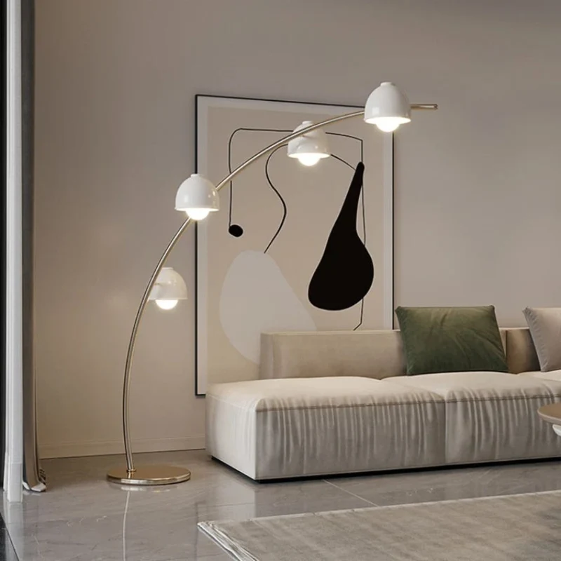 Lampadaire Design Haut de Gamme Arqué – LED Orientables 360°