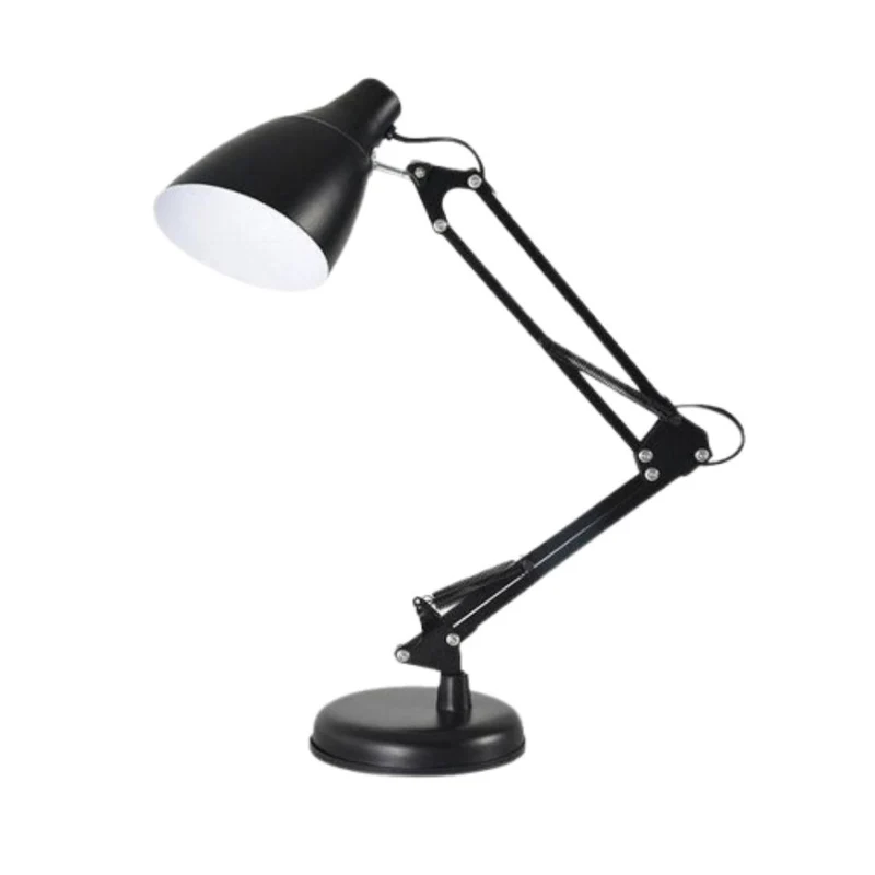 Lampe à Poser Industrielle à Bras Articulé – Rouge, Noir ou Blanc