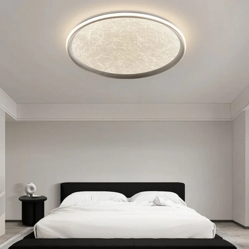 Plafonnier Blanc Nordique à Filaments – Lumière Douce pour Chambre