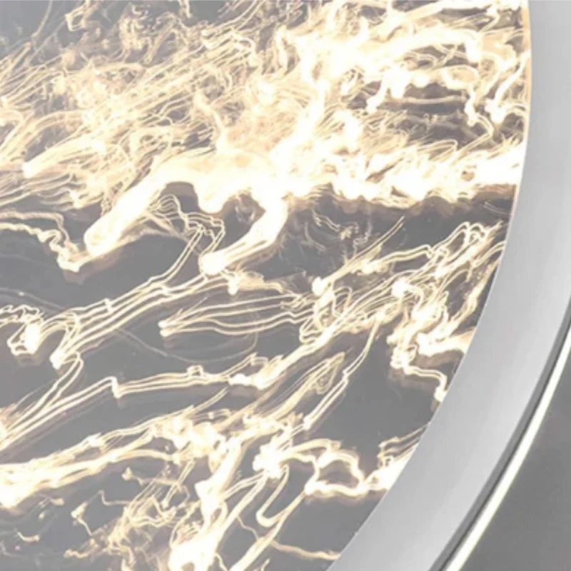 Plafonnier Blanc Nordique à Filaments – Lumière Douce pour Chambre
