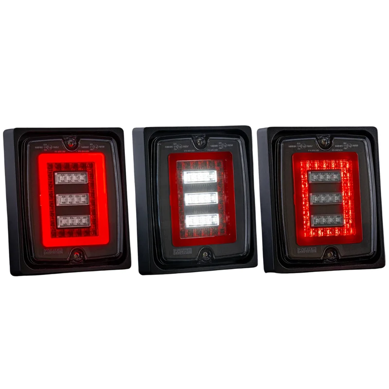 Phare de bloc Fristom FT-324 avec feu arrière, de recul et antibrouillard