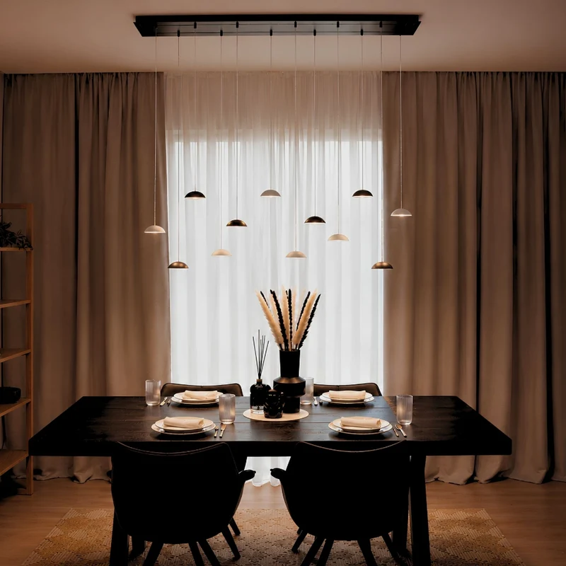 s.luce Santa Air LED-Hängeleuchte Ø 11cm Dimmbar