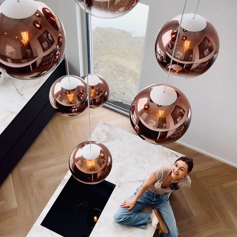 s.luce Orb Glaskugel Galerieleuchte Aufhängung 500cm Weiß