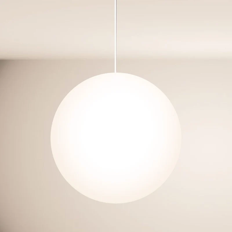 s.luce Orb Glaskugel Galerieleuchte Aufhängung 500cm Weiß