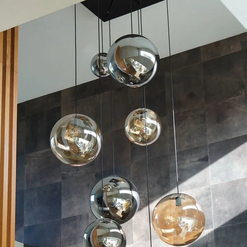 s.luce Orb Glaskugel Galerieleuchte Aufhängung 500cm Weiß