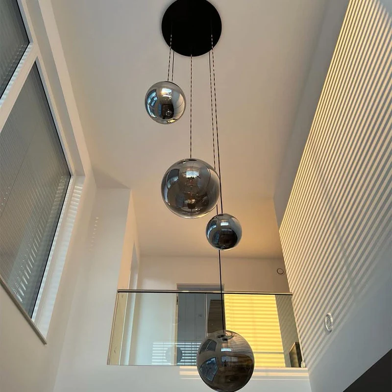 s.luce Orb Glaskugel Galerieleuchte Aufhängung 500cm Weiß