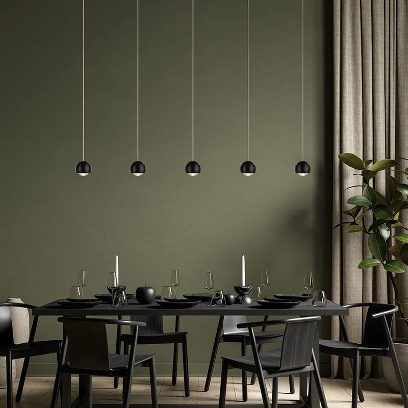 s.luce Beam LED Esstisch-Pendelleuchte Balken 120cm
