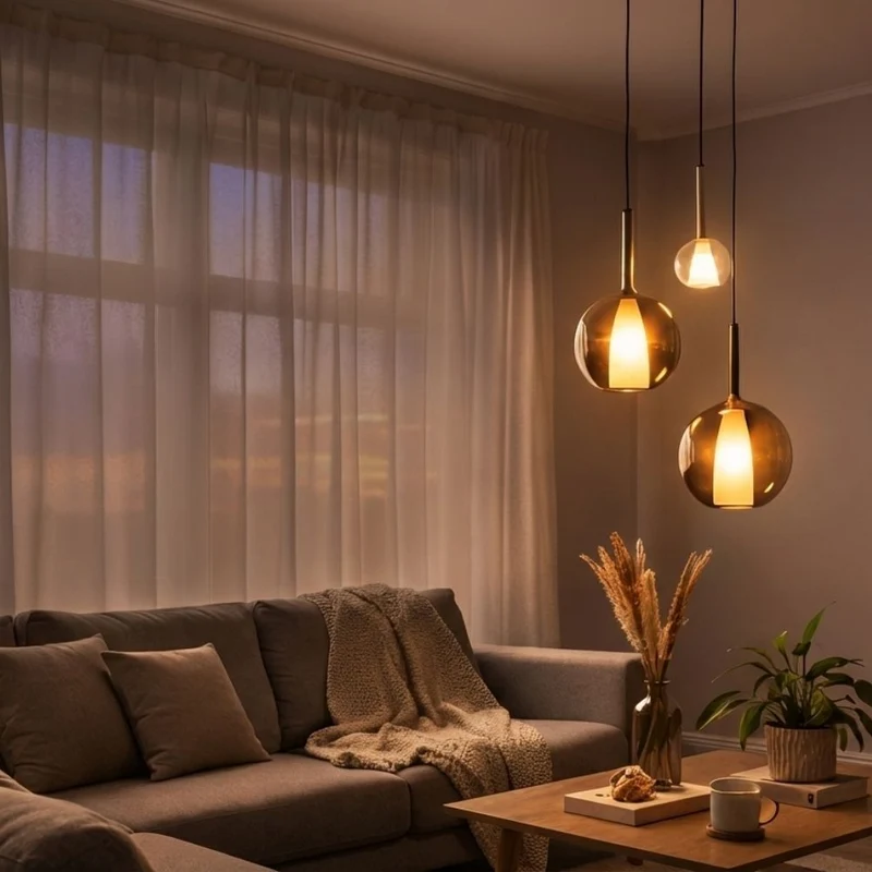 s.luce Belluna Glas-Pendelleuchte 150cm Textilkabel