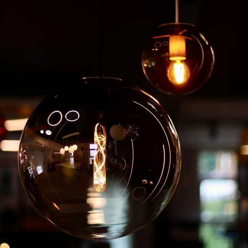 s.luce Orb 5-flammige Esstischlampe 2-reihig 160cm
