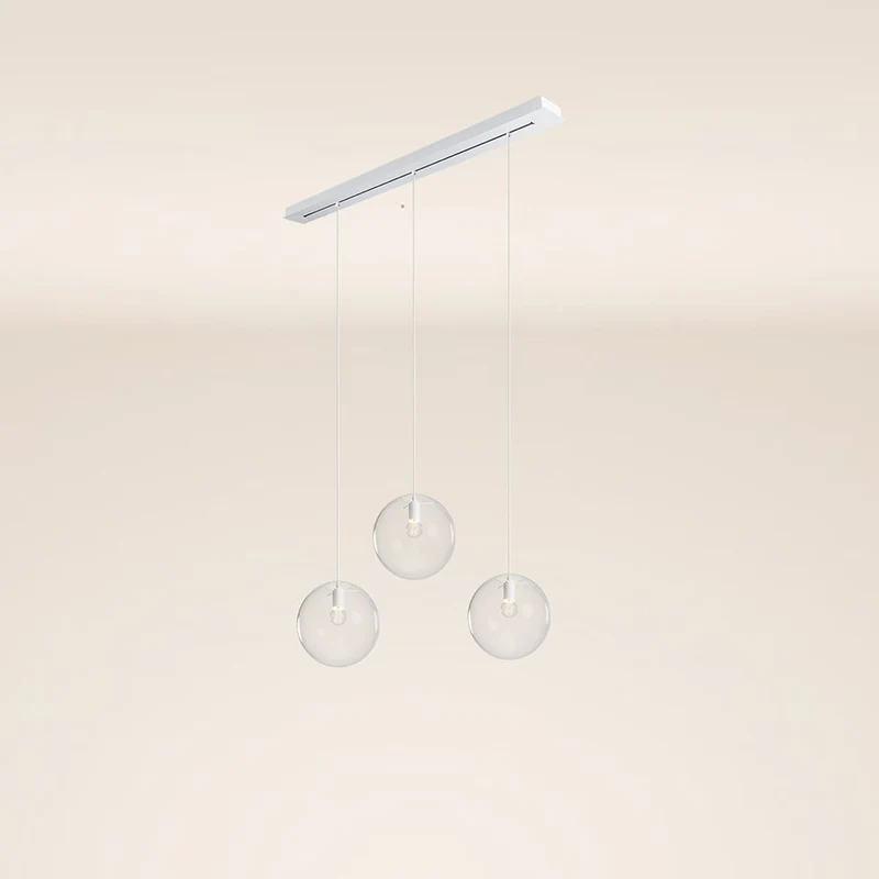 s.luce Orb 3-flammig Ø 30 Esstisch-Pendelleuchte 120cm