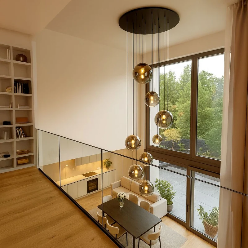 s.luce Orb Galerieleuchte 12-flammig Modular