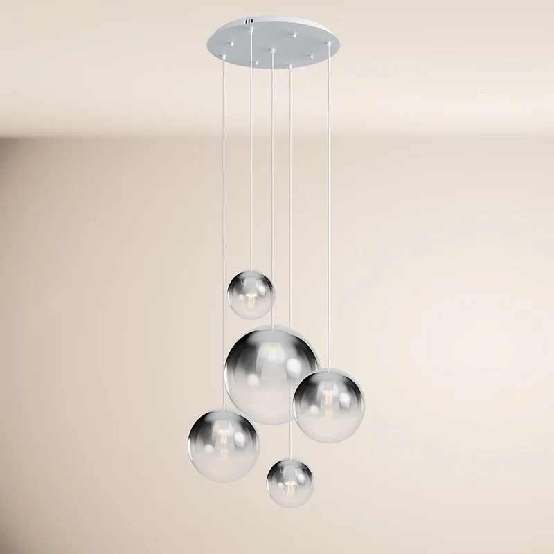 s.luce Orb 5-flammige Galerielampe Modular