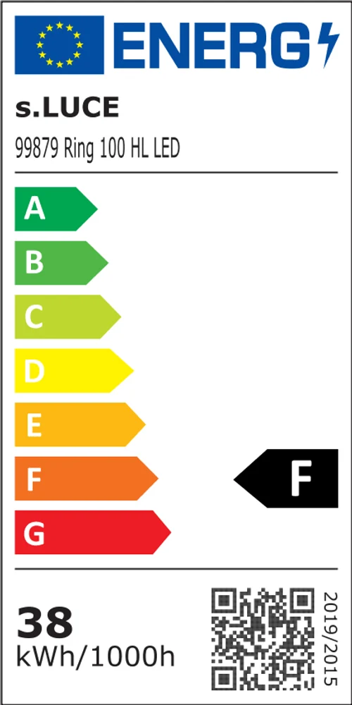 s.luce LED Ring Pendelleuchte 5-flammig Zentrisch