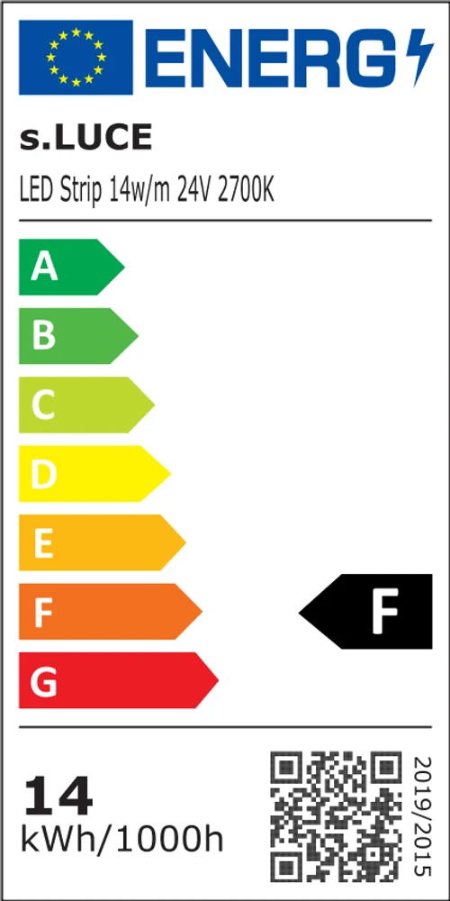 s.luce Aura 5m LED-Strip 14w/m 1400lm/m CRI 95