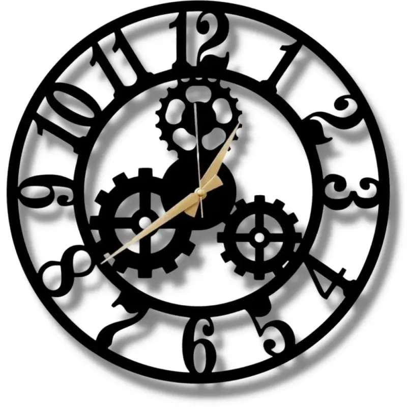 Horloge Industrielle Chiffres