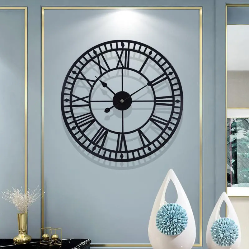 Horloge Industrielle Chiffres Romains