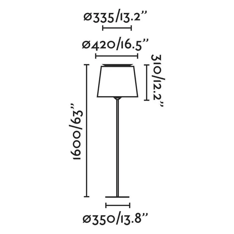 Lampadaire SAVOY noir: Élégance et modernité illuminées.