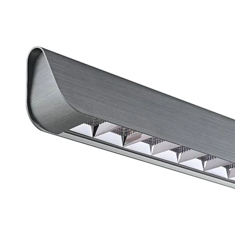 Suspension Linéaire LED 36W CCT Faisceau Concentré 60° Gris Mat 120cm