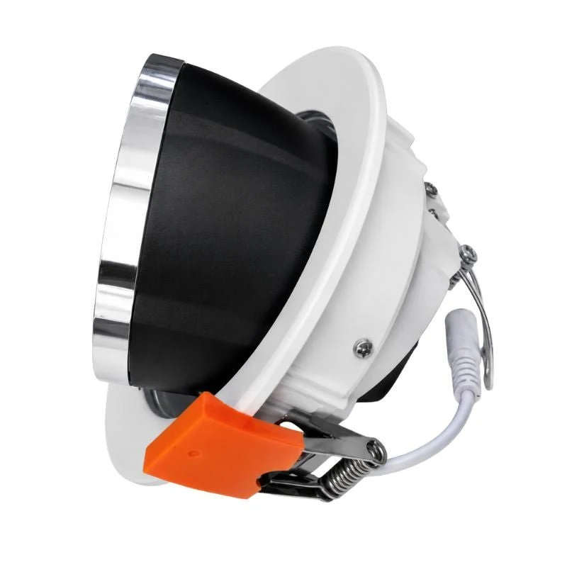 Spot LED Escargot Encastrable Orientable COB 10W 1000lm 23°