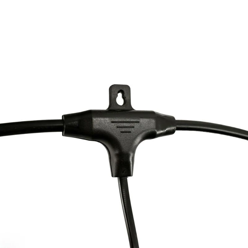Guirlande Guinguette Solaire LED 10M 10pcs 3W IP65 - Câble Noir