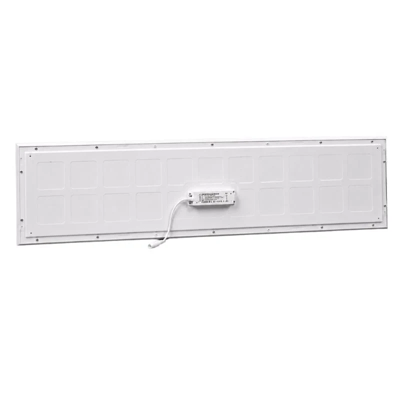 Panneau LED Backlit CCT 120x30cm 28W UGR<19 140lm/W Cadre Blanc - 3000K/4000K/6000K - Pack de 8