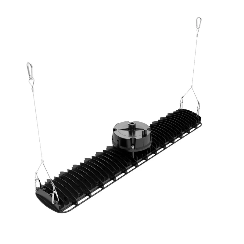 Pack de 6 - Suspension LED industrielle linéaire 150W/200W/250W 185lm/w avec Détecteur de Mouvement - Garantie 5 ans