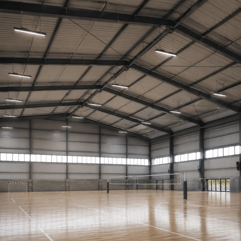 Pack de 6 - Suspension LED industrielle linéaire 150W/200W/250W 185lm/w avec Détecteur de Mouvement - Garantie 5 ans