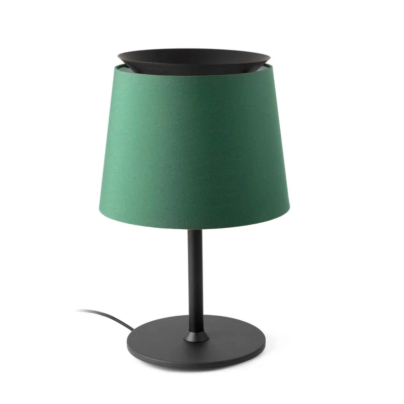 Lampe de table SAVOY noire et verte