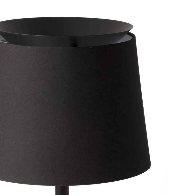 Lampe de table SAVOY noire: élégance intemporelle