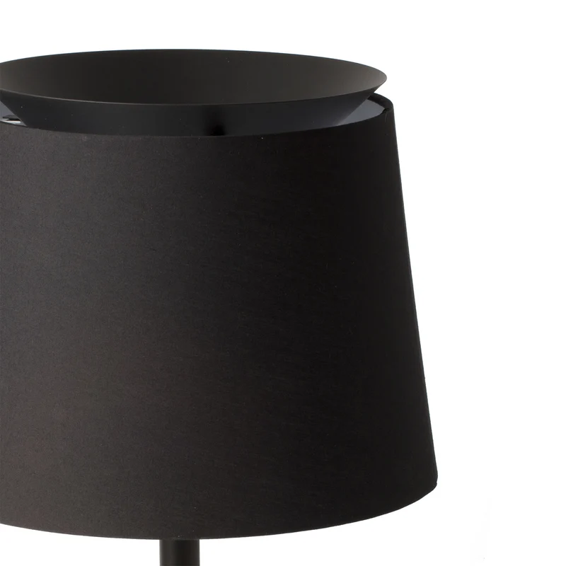 Applique murale liseuse SAVOY noire : lumière précise et design noir mat pour la chambre