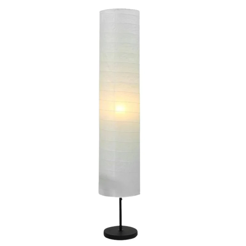 Lampadaire Colonne Japonais en Papier de Riz – Ambiance Zen Apaisante