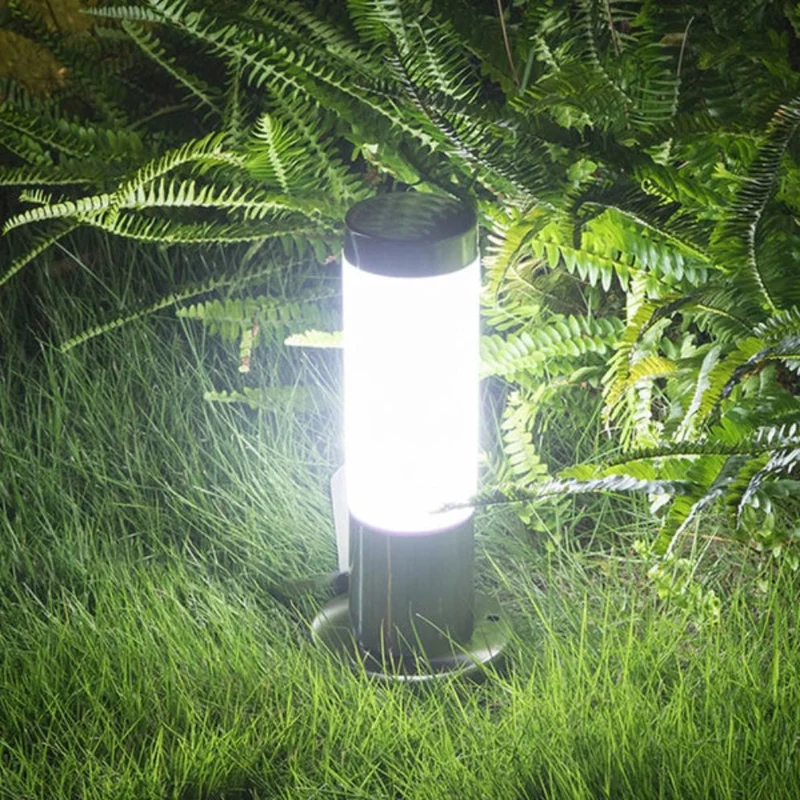 Lampadaire Terrasse Imperméable en Inox – Borne 30cm, Jardin et Allées