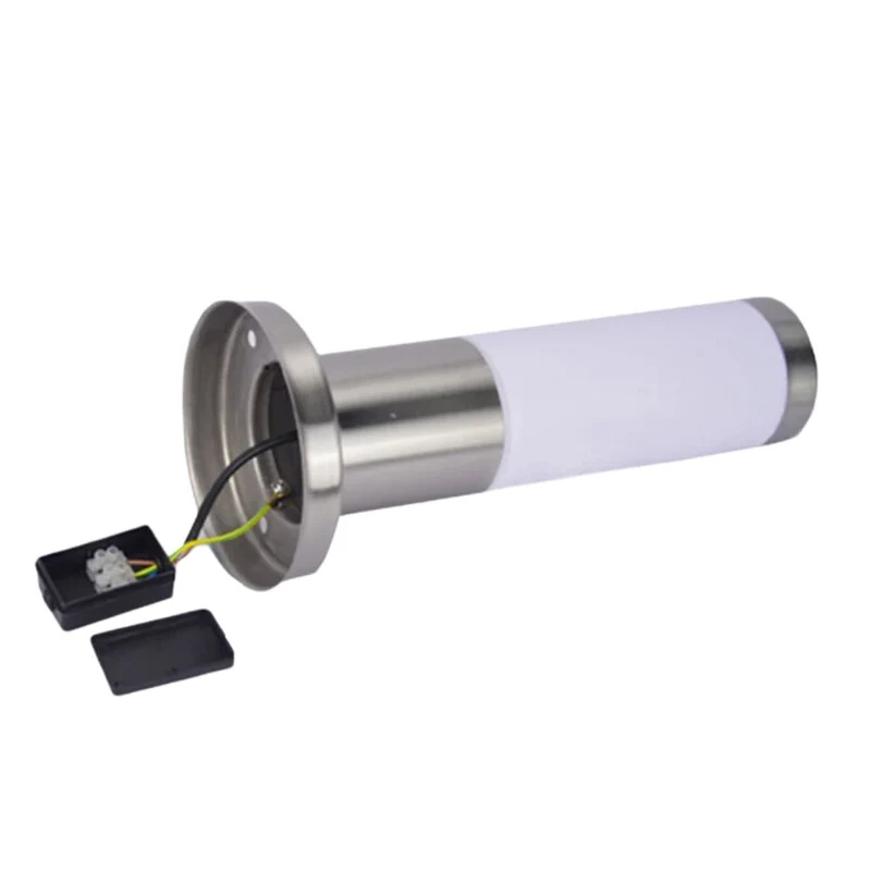 Lampadaire Terrasse Imperméable en Inox – Borne 30cm, Jardin et Allées