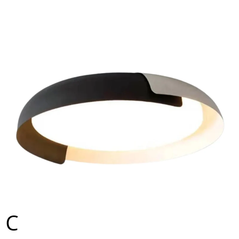 Plafonnier Bois et Blanc Doré – Bi-matière Chaleureuse, 2 Tailles