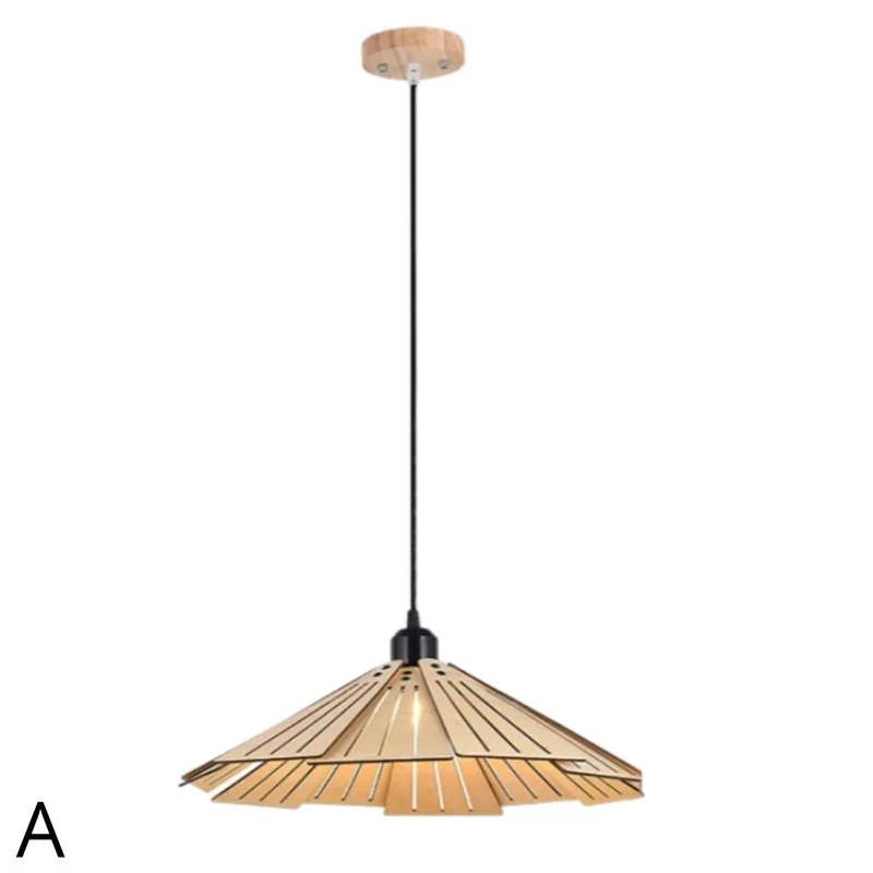 Suspension Luminaire Bambou en Forme de Chapeau – Style Aérien et Léger