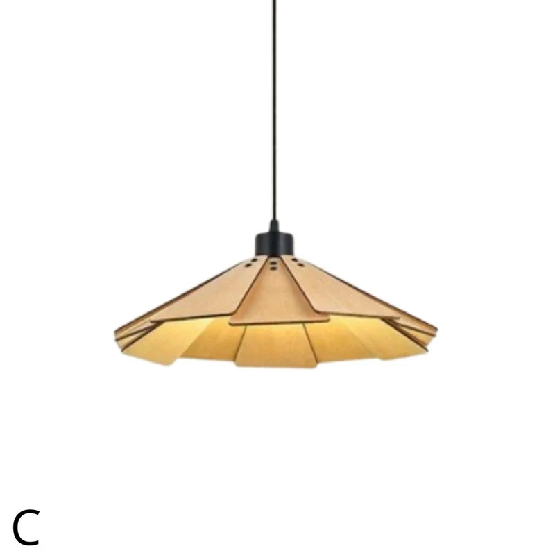 Suspension Luminaire Bambou en Forme de Chapeau – Style Aérien et Léger