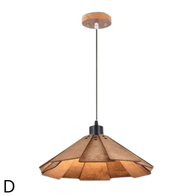 Suspension Luminaire Bambou en Forme de Chapeau – Style Aérien et Léger