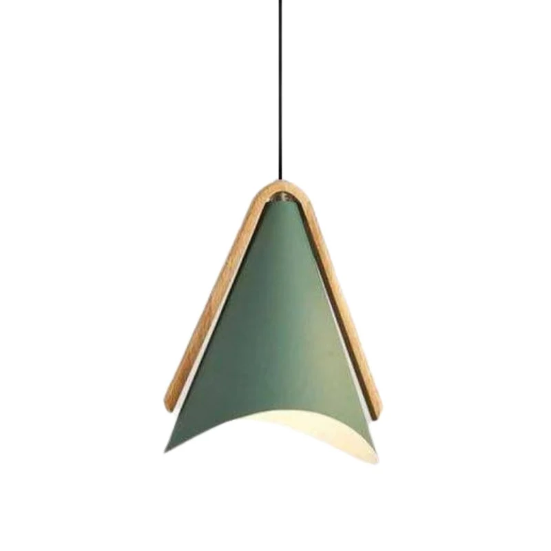 Suspension Chapeau en Bois et Aluminium – 3 Coloris Nordiques au Choix